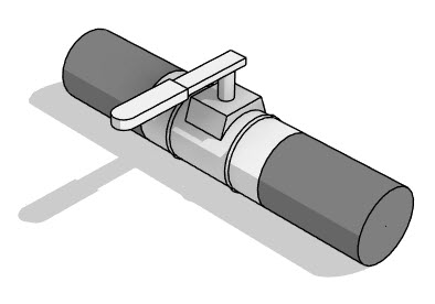 Заслонка вентиляционная VKDR ручной круглая